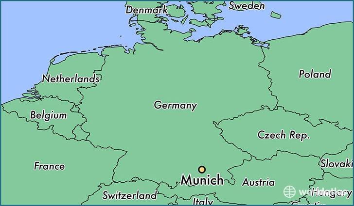 munich í kort
