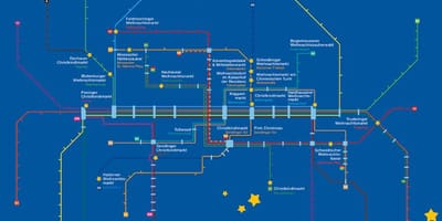 Kort af munich jól markaðir