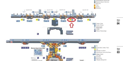 Kort af munich flugstöðina 1