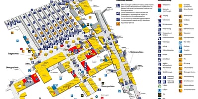 Kort af munich hbf stöð