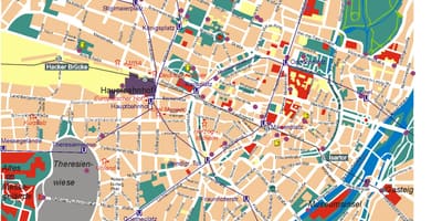 Kort af munich næturlíf